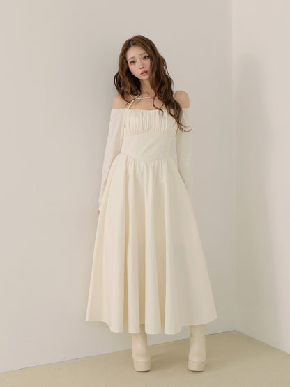 Strap flare volume onepiece(eme10560)