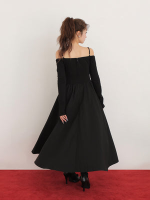 Strap flare volume onepiece(eme10560)