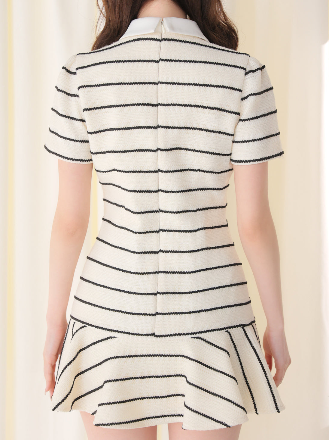 French border knit mini onepiece(eme10570) – M me eme
