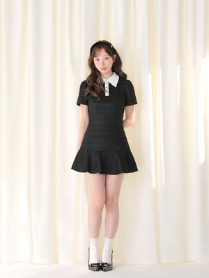 model：162cm　(size：F　color：Black)