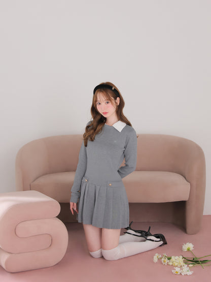 model：162cm　(size：F　color：Gray)