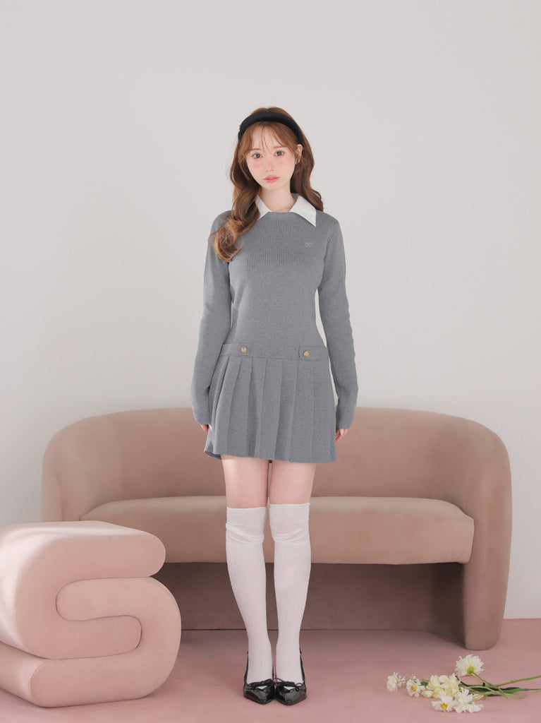 model：162cm　(size：F　color：Gray)