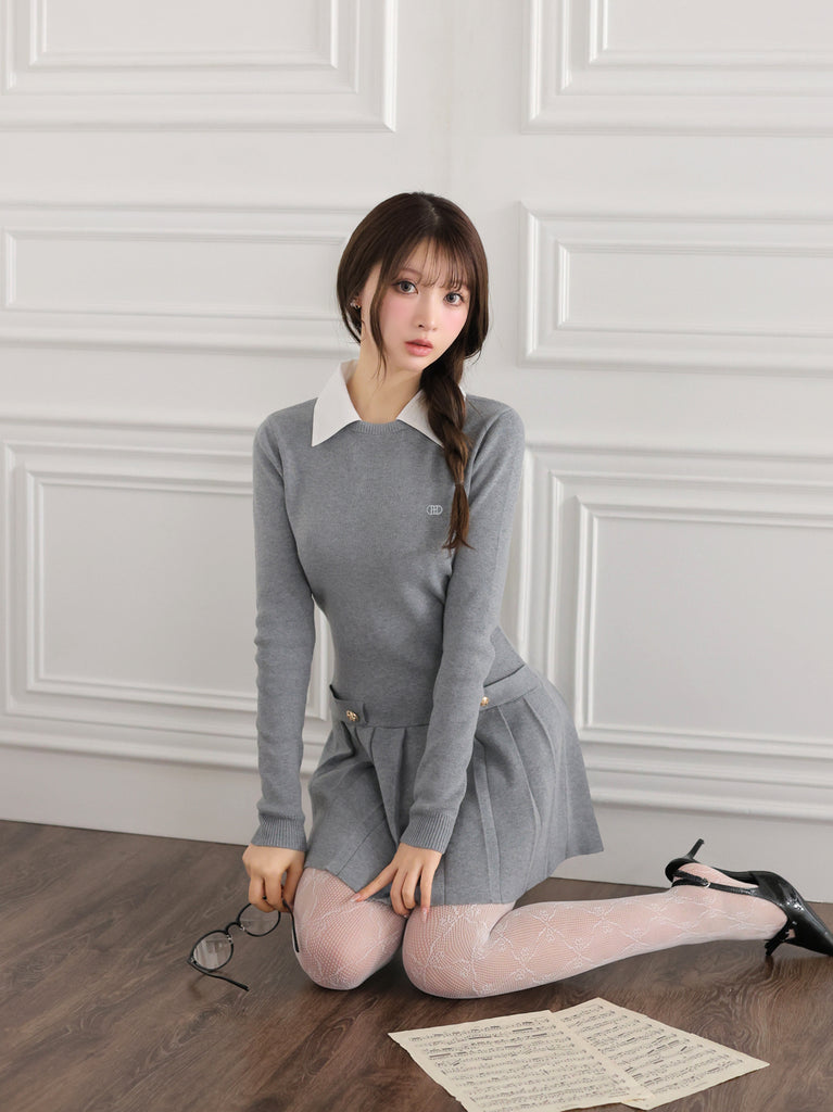 model：160cm　(size：F　color：Gray)
