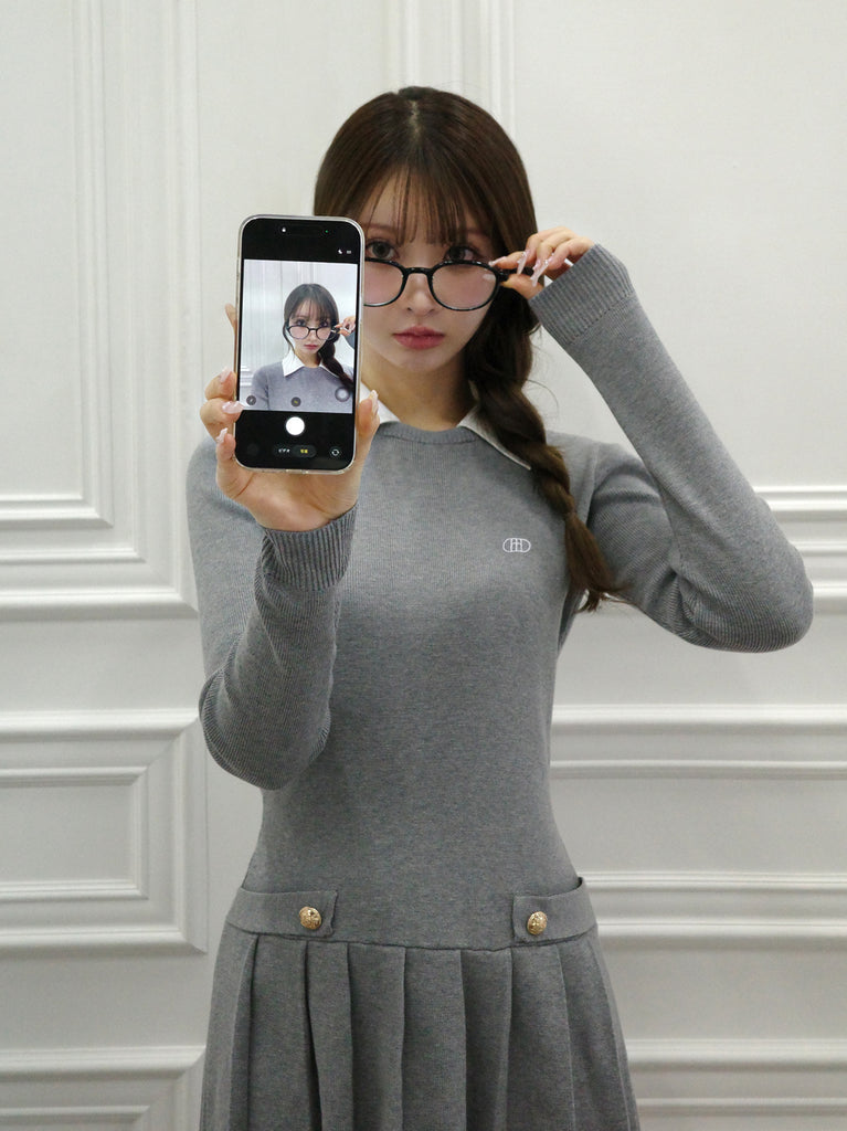 model：160cm　(size：F　color：Gray)