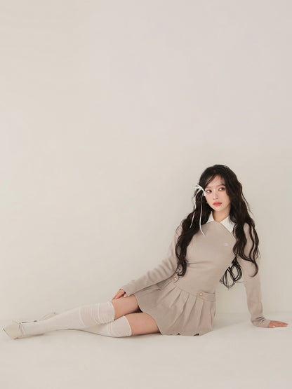 model：163cm　(size：F　color：Beige)