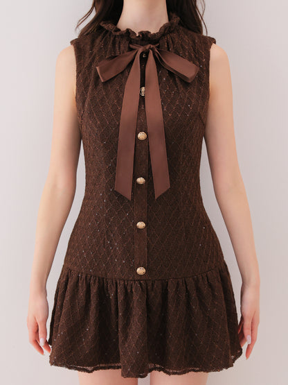 model：162cm　(size：F　color：Brown)