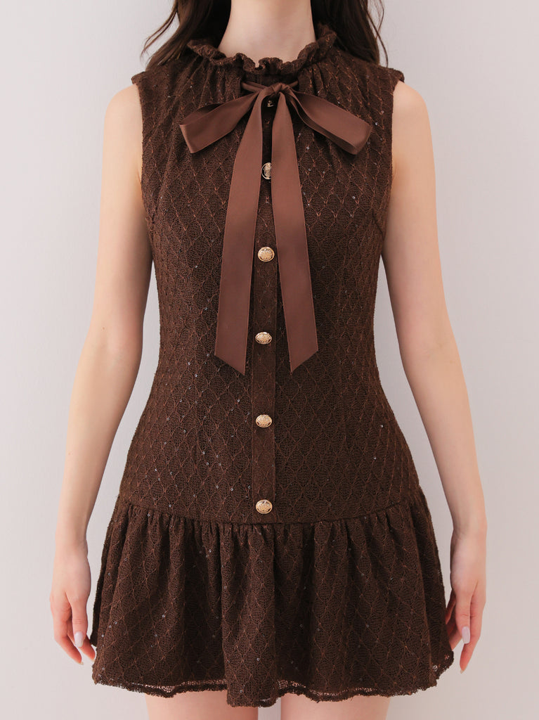 model：162cm　(size：F　color：Brown)