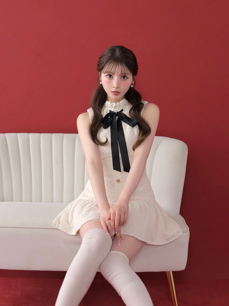 model：160cm　(size：F　color：Ivory)
