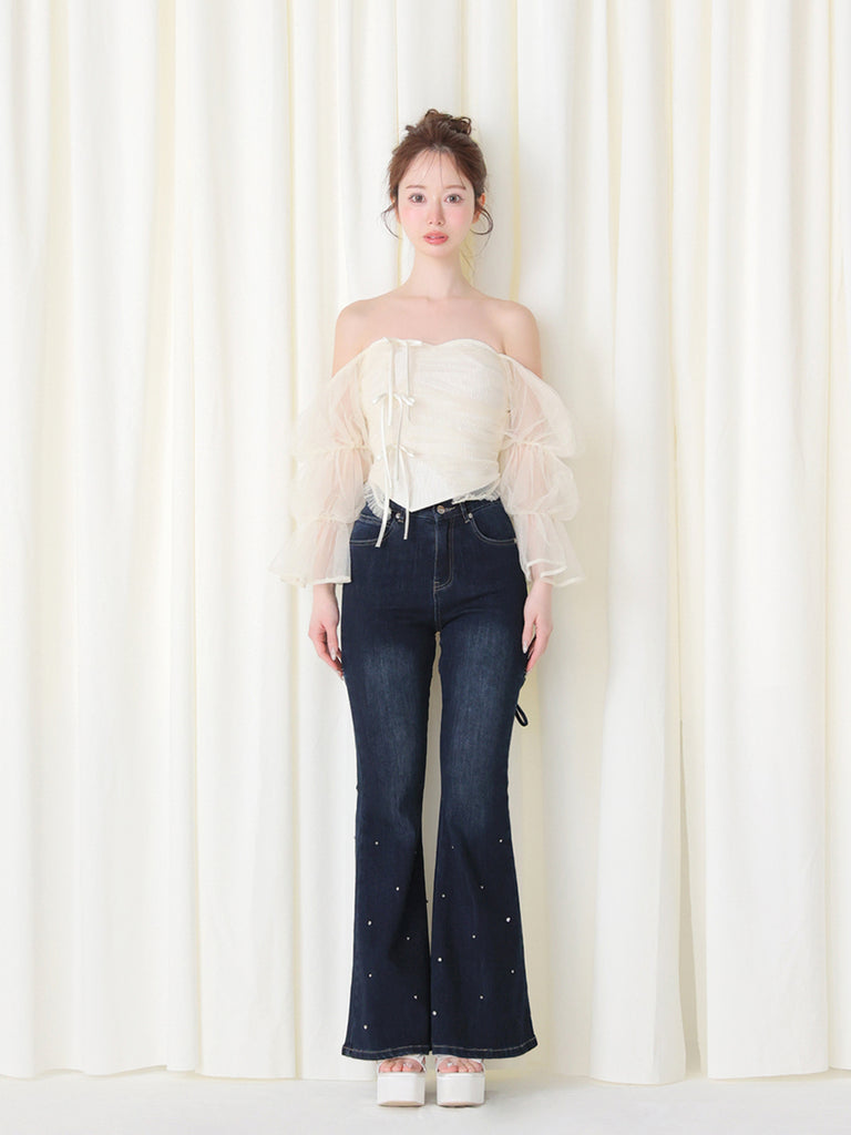 model：162cm　(size：S　color：Navy)