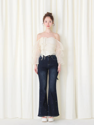model：162cm　(size：S　color：Navy)