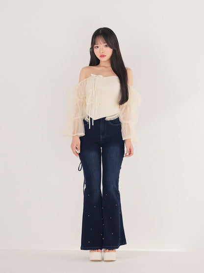model：150cm　(size：XS　color：Navy)