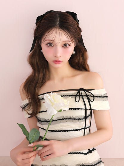 model：160cm　(size：F　color：Ivory)