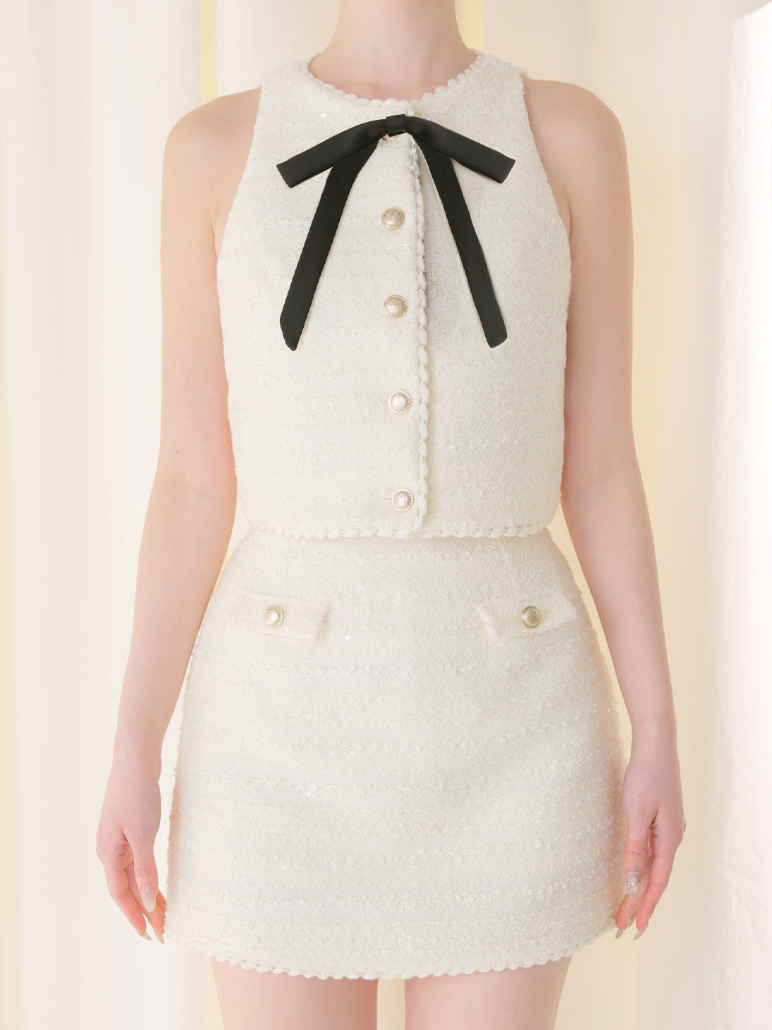 model：160cm　(size：F　color：White)