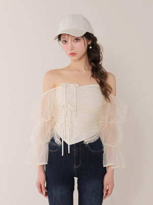 model：160cm　(size：F　color：Ivory)