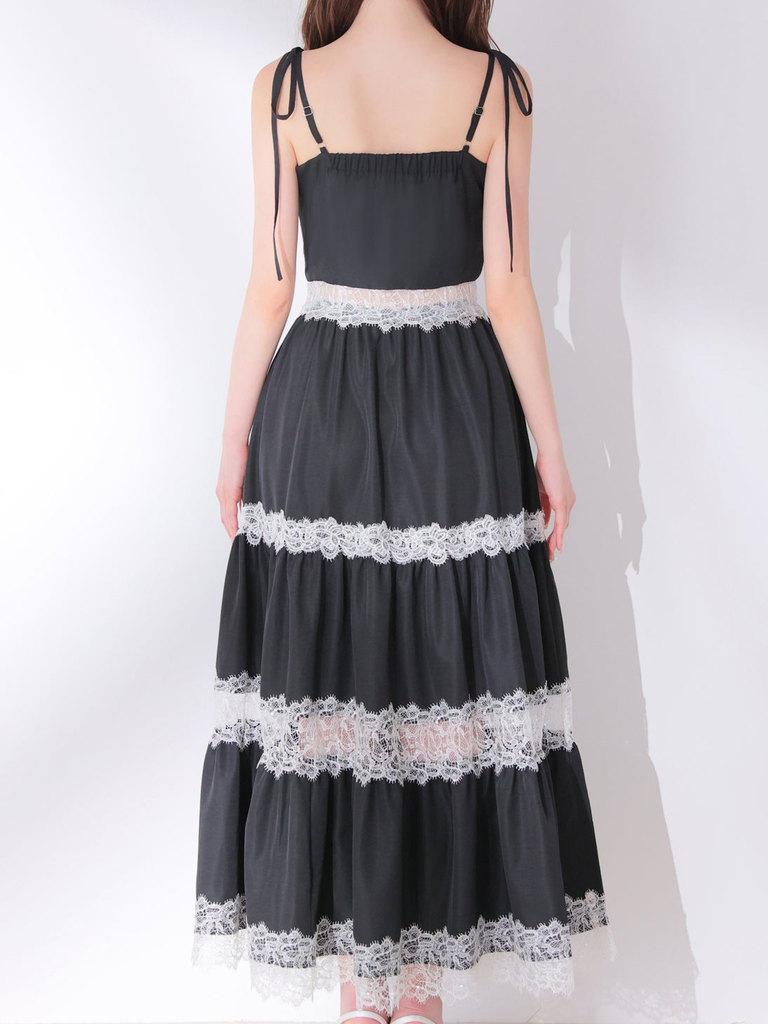 Summer lace long cami onepiece(eme10579)