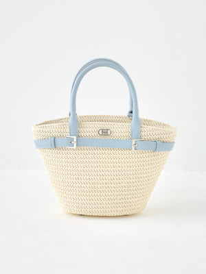 【Pre Order】Original buckle logo basket bag(eme10582)