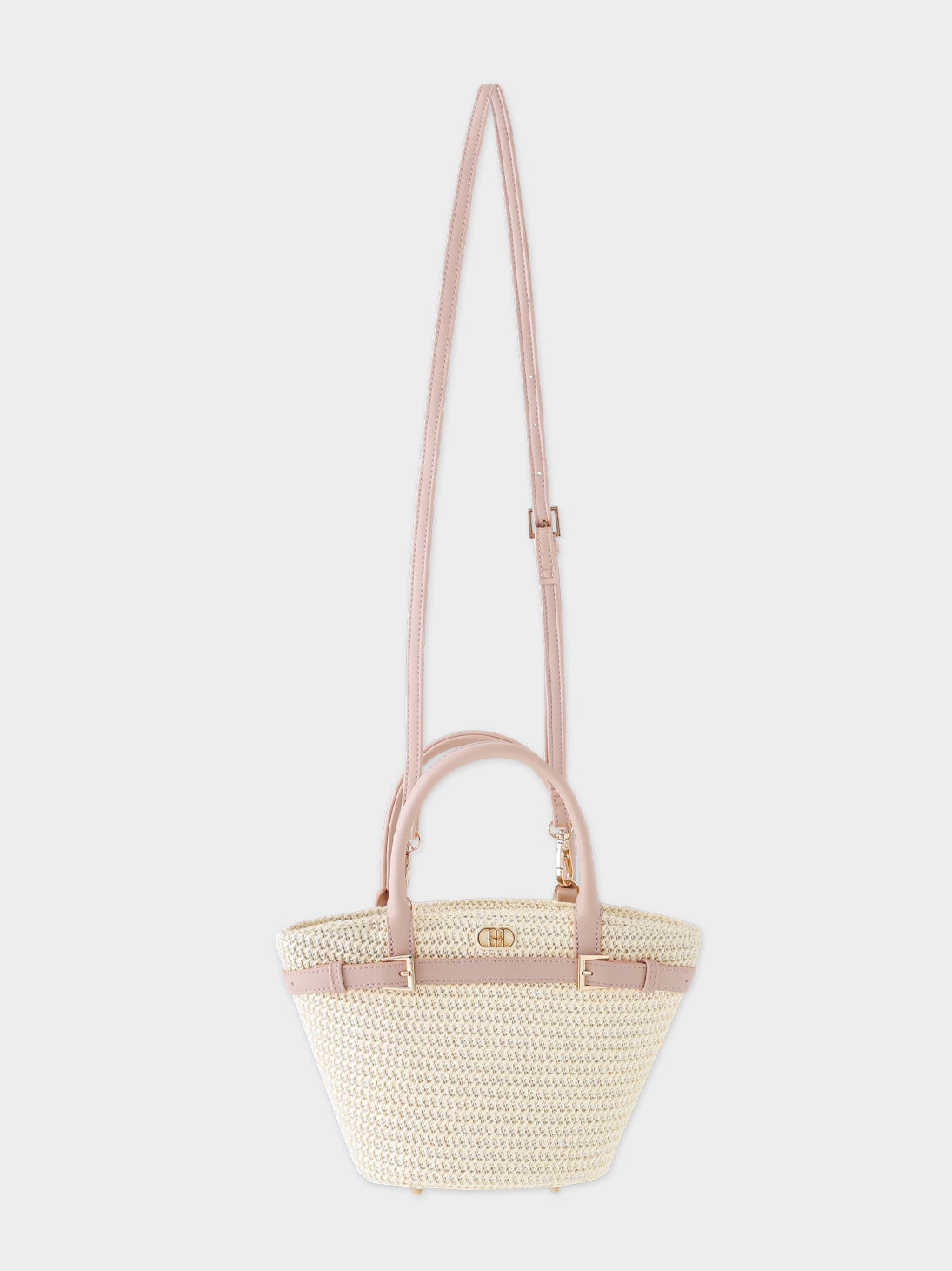 【Pre Order】Original buckle logo basket bag(eme10582)