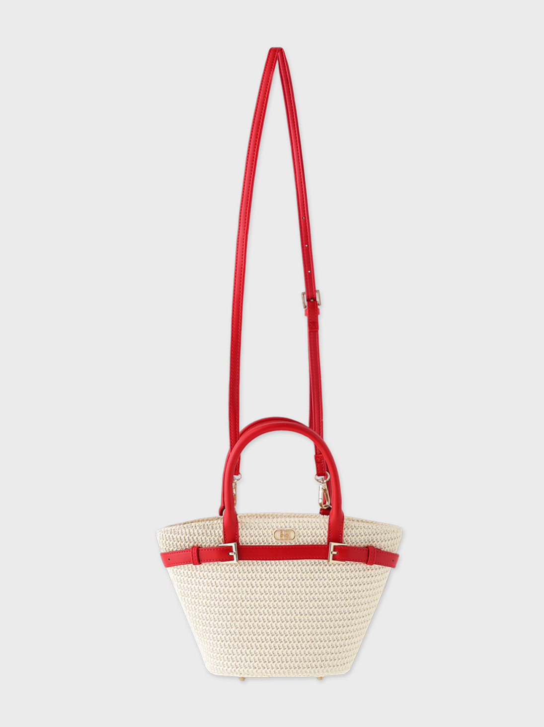 【Pre Order】Original buckle logo basket bag(eme10582)