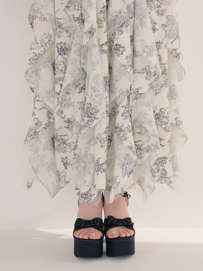 Fleur mist spiral long onepiece(eme10581)