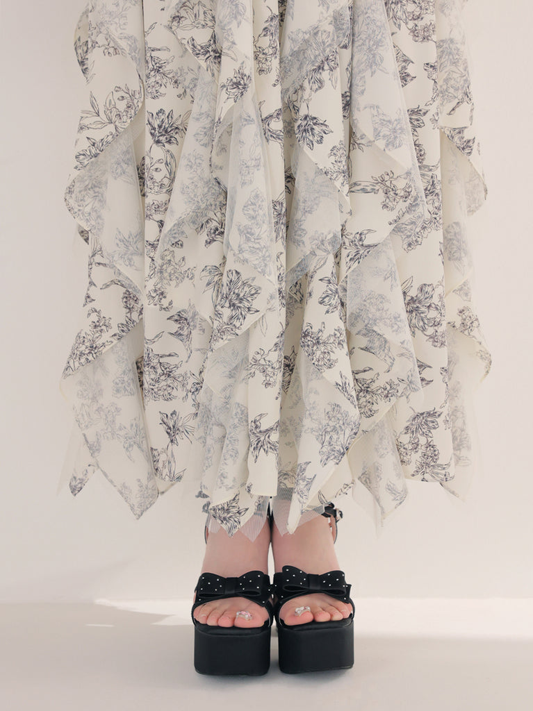 Fleur mist spiral long onepiece(eme10581)