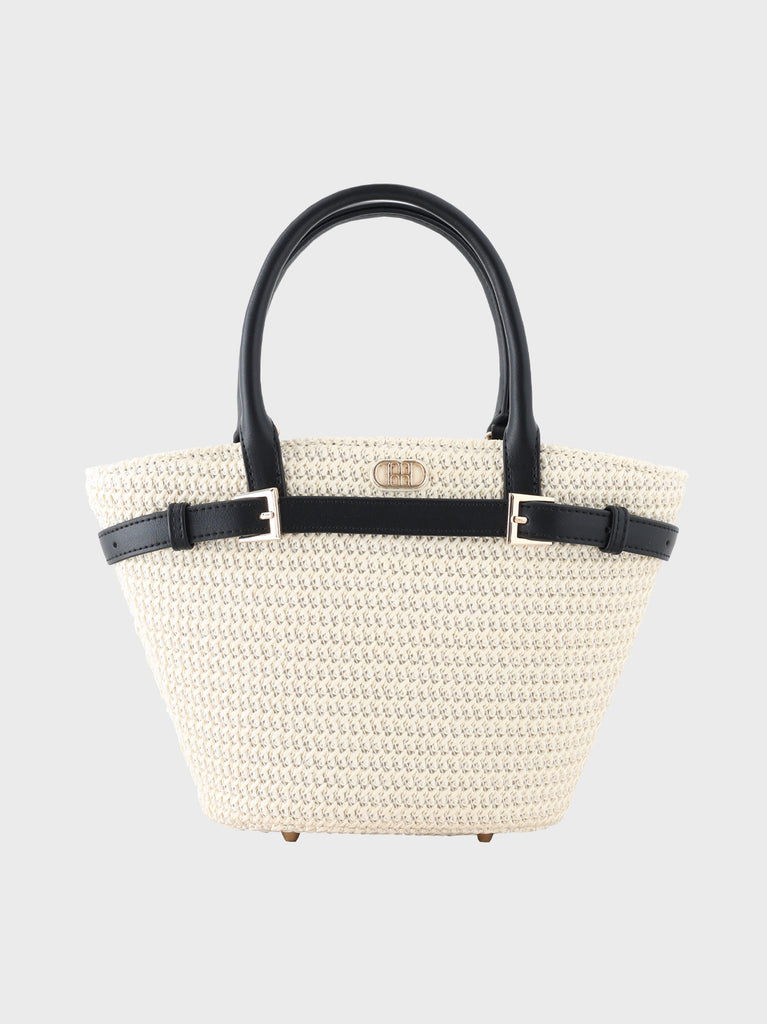 【Pre Order】Original buckle logo basket bag(eme10582)