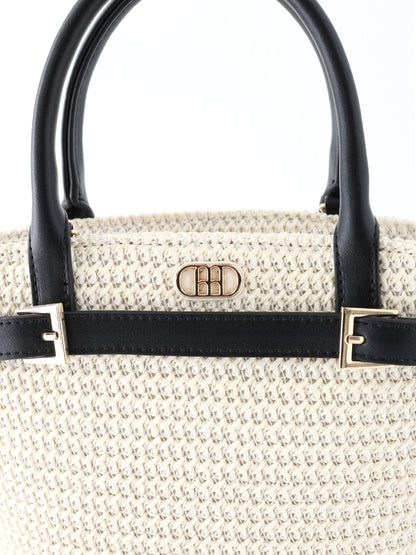 【Pre Order】Original buckle logo basket bag(eme10582)