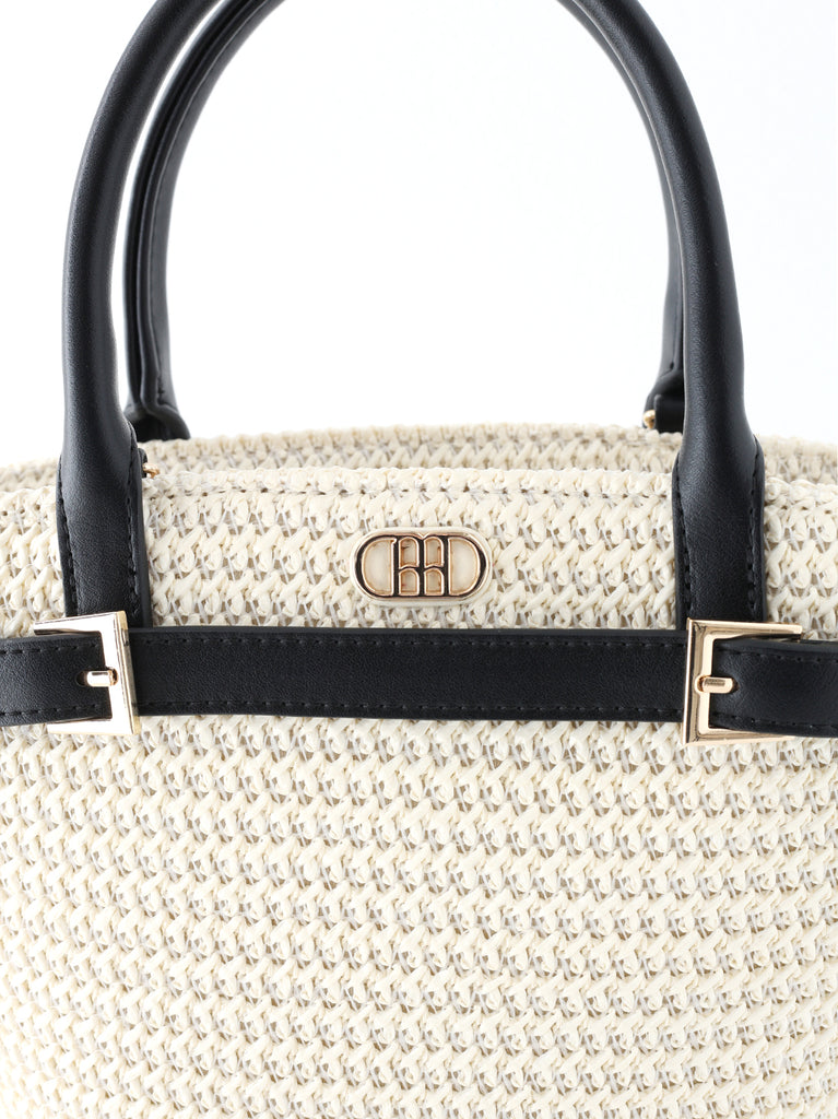 【Pre Order】Original buckle logo basket bag(eme10582)