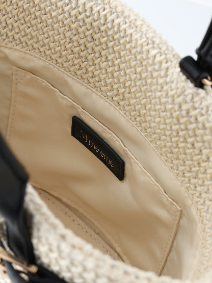 【Pre Order】Original buckle logo basket bag(eme10582)