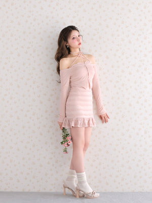 model：160cm　(size：F　color：Pink)