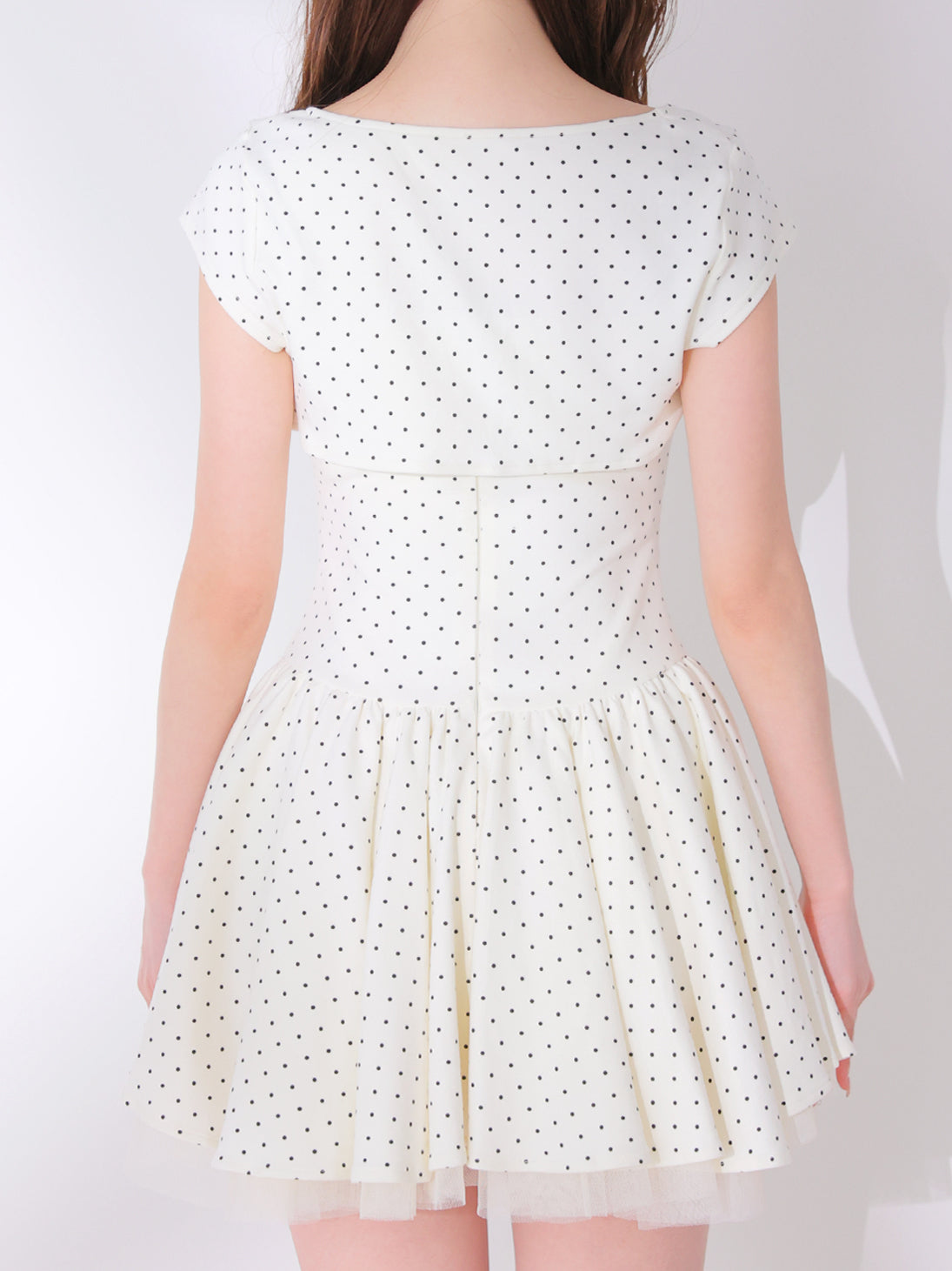 Ribbon dot cami ensemble onepiece(eme10614)