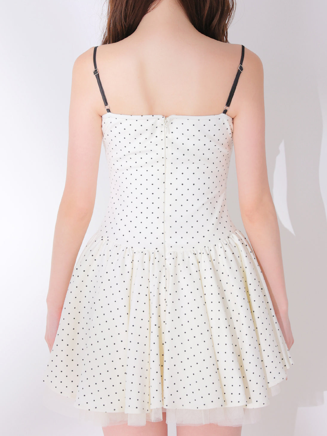 Ribbon dot cami ensemble onepiece(eme10614)