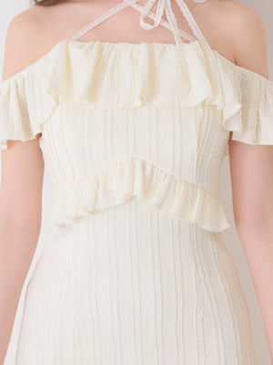 【Pre Order】Lace choker frill mini onepiece(eme10618)