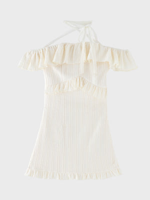 【Pre Order】Lace choker frill mini onepiece(eme10618)
