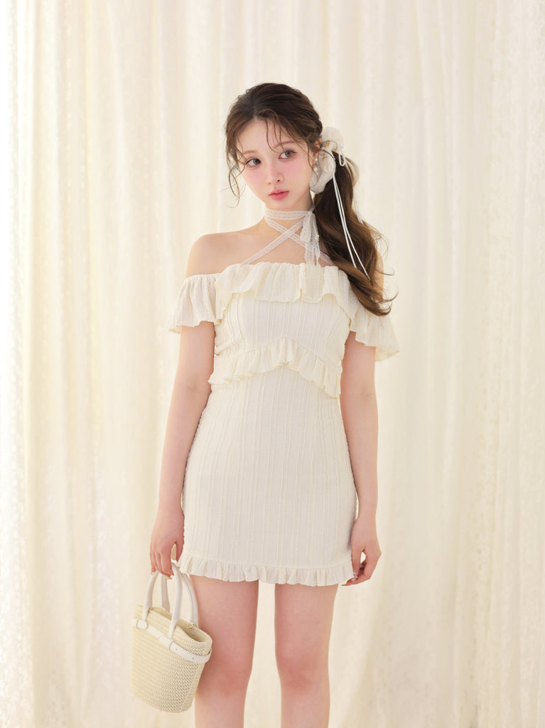 model：160cm　(size：F　color：Ivory)