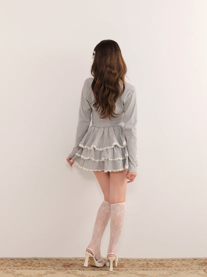 model：160cm　(size：F　color：Gray)