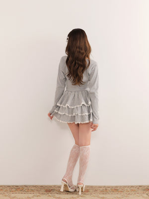 model：160cm　(size：F　color：Gray)