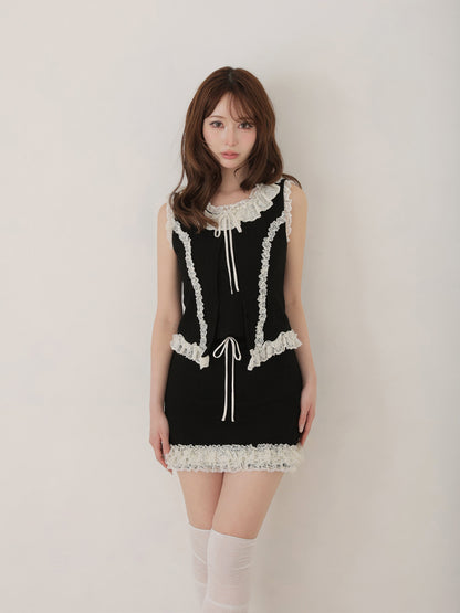 model：162cm　(size：F　color：Black)
