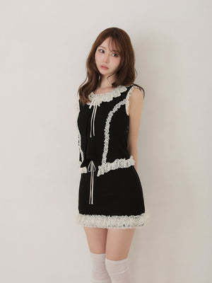 model：162cm　(size：F　color：Black)