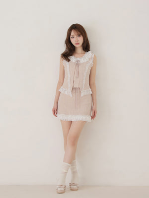 model：162cm　(size：F　color：Pink)