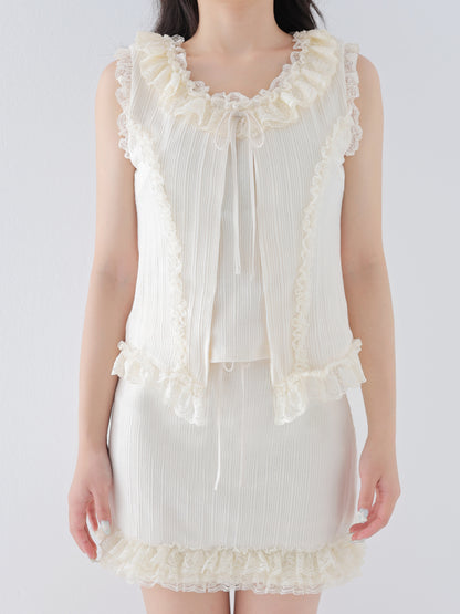model：150cm　(size：F　color：Ivory)