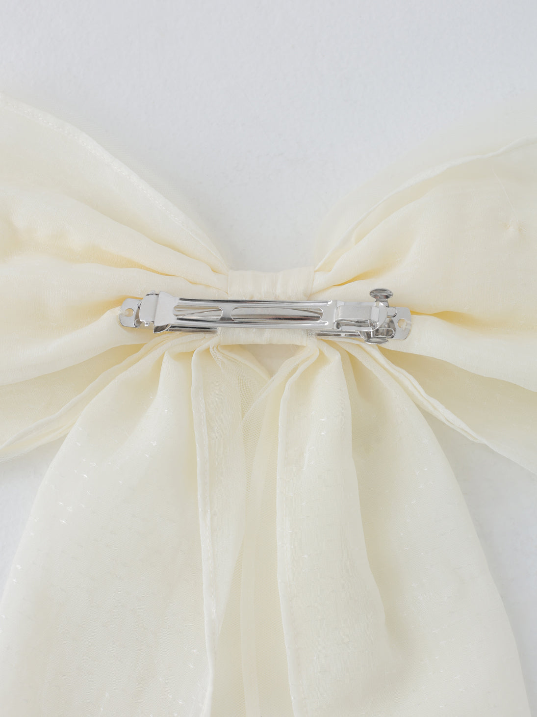 Clair glitter ribbon barrette (eme10628) – M me eme