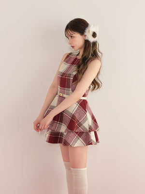 model：160cm　(size：F　color：Red)