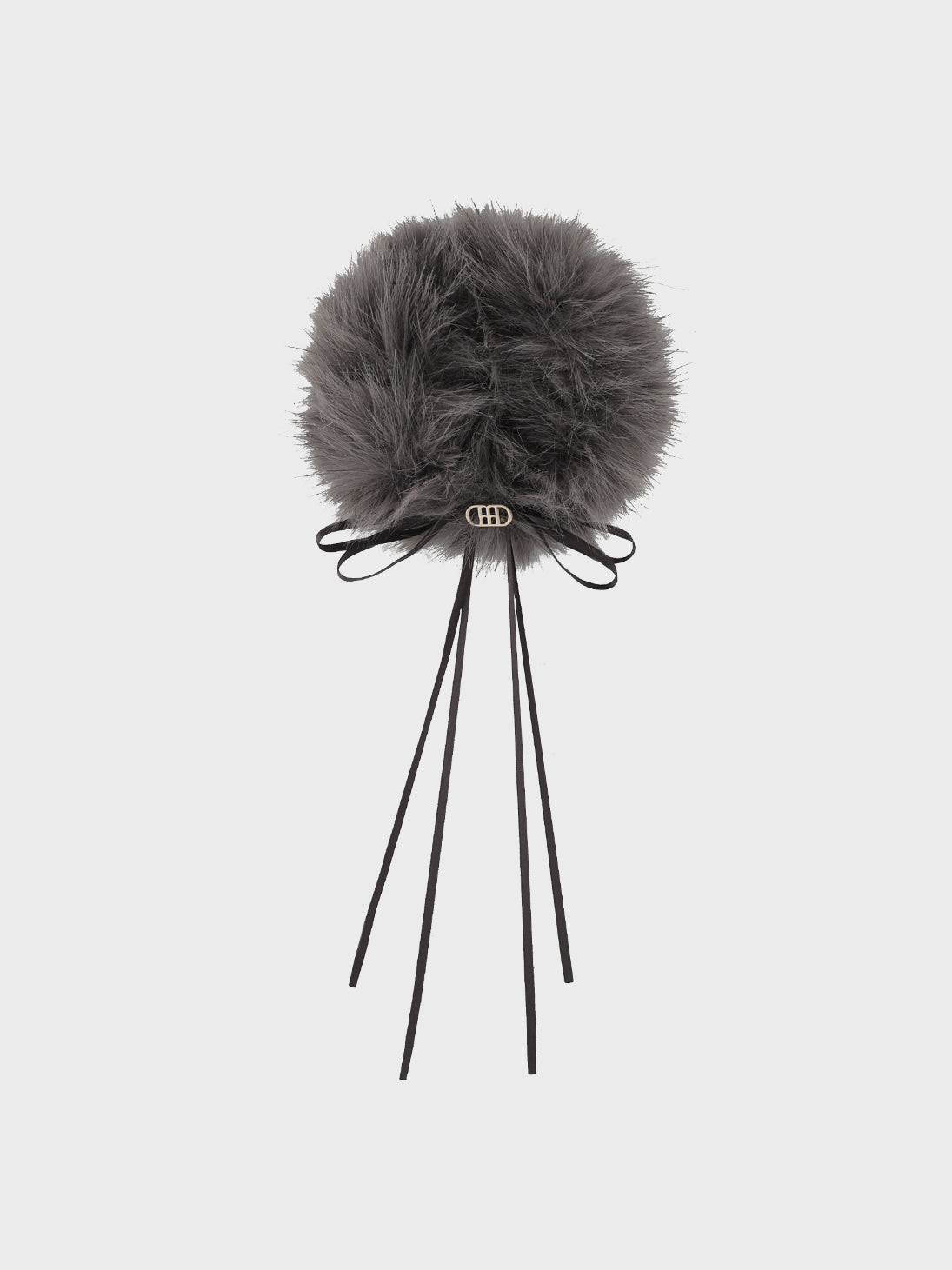 Logo satin ribbon fur chouchou(eme10630)