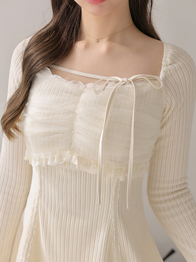 model：160cm　(size：F　color：Ivory)