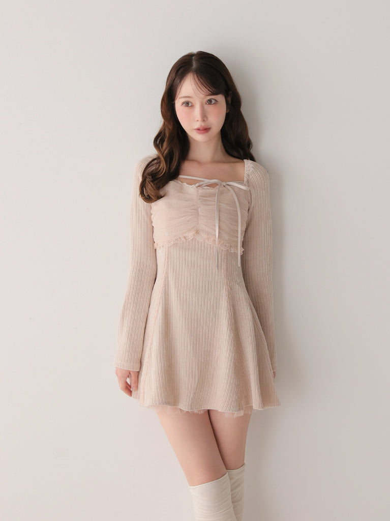 model：162cm　(size：F　color：Pink)