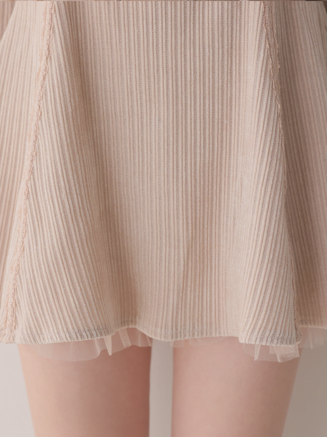 Ribbon veil flare mini onepiece(eme10631)