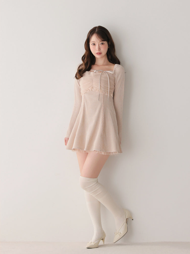 model：162cm　(size：F　color：Pink)