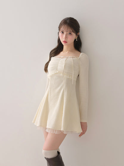 model：160cm　(size：F　color：Ivory)