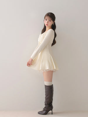 model：160cm　(size：F　color：Ivory)