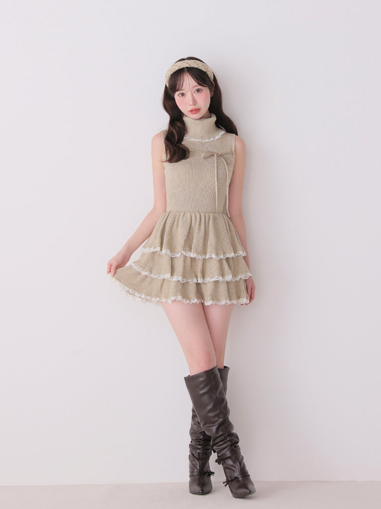 model：162cm　(size：F　color：Beige)